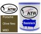 Preview: Porsche, Olive Neo, M6D: 1L Lackdose, von ATW Autoteile West.